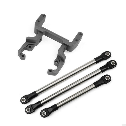 Currie F9 Servo Mount Kit Grey for Axial SCX10-II (VPS07858)