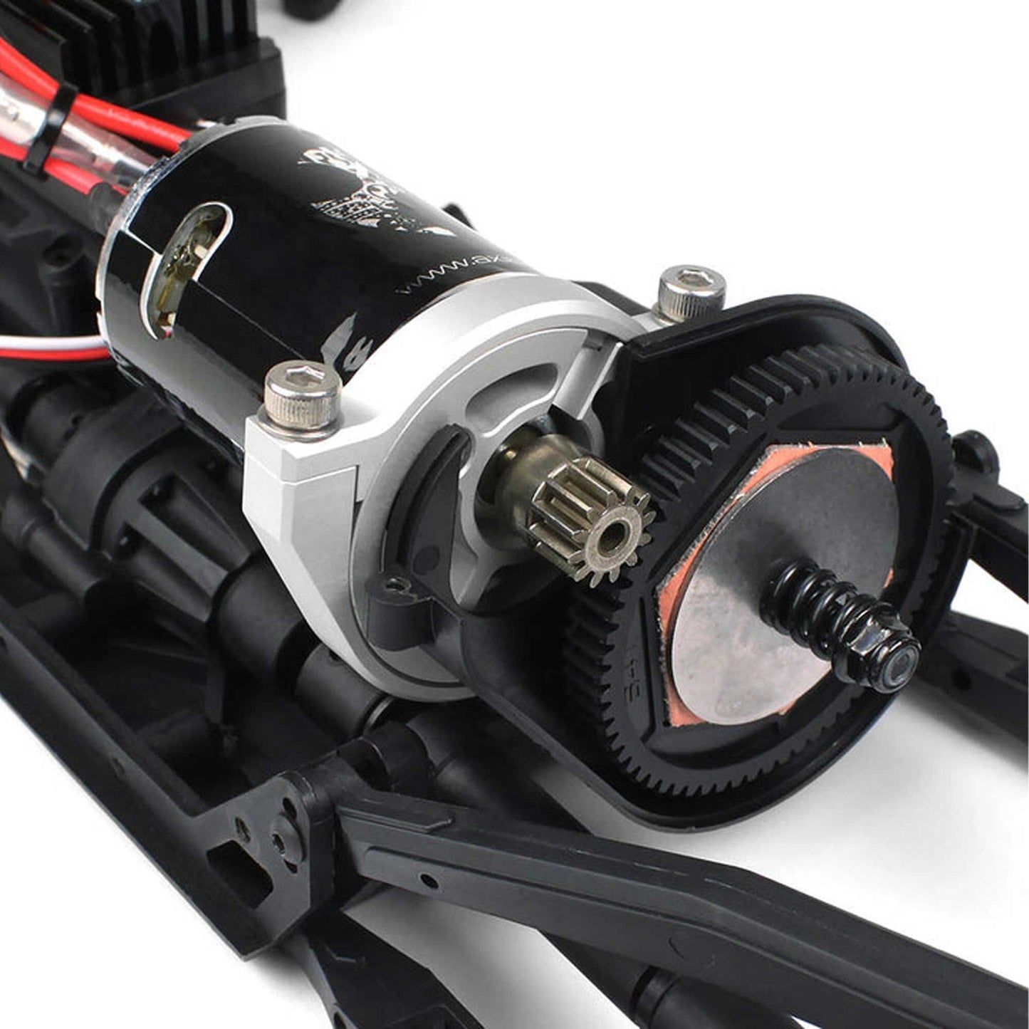 Black Anodized Motor Plate for Axial Yeti and RR10 (VPS07991)