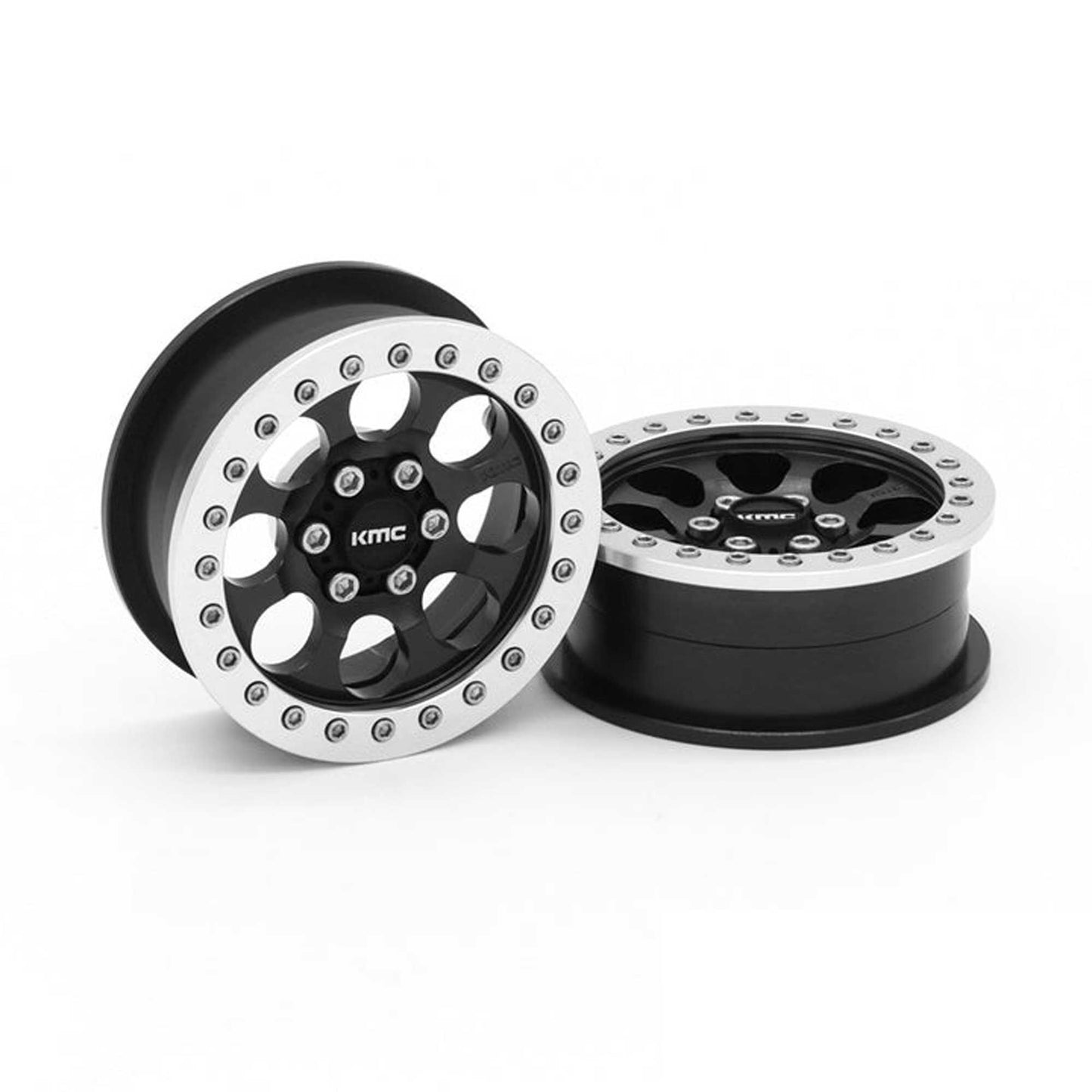 1/10 KMC KM237 Riot Beadlock Front/Rear 2.2 Rock Crawler Wheels (VPS08060)