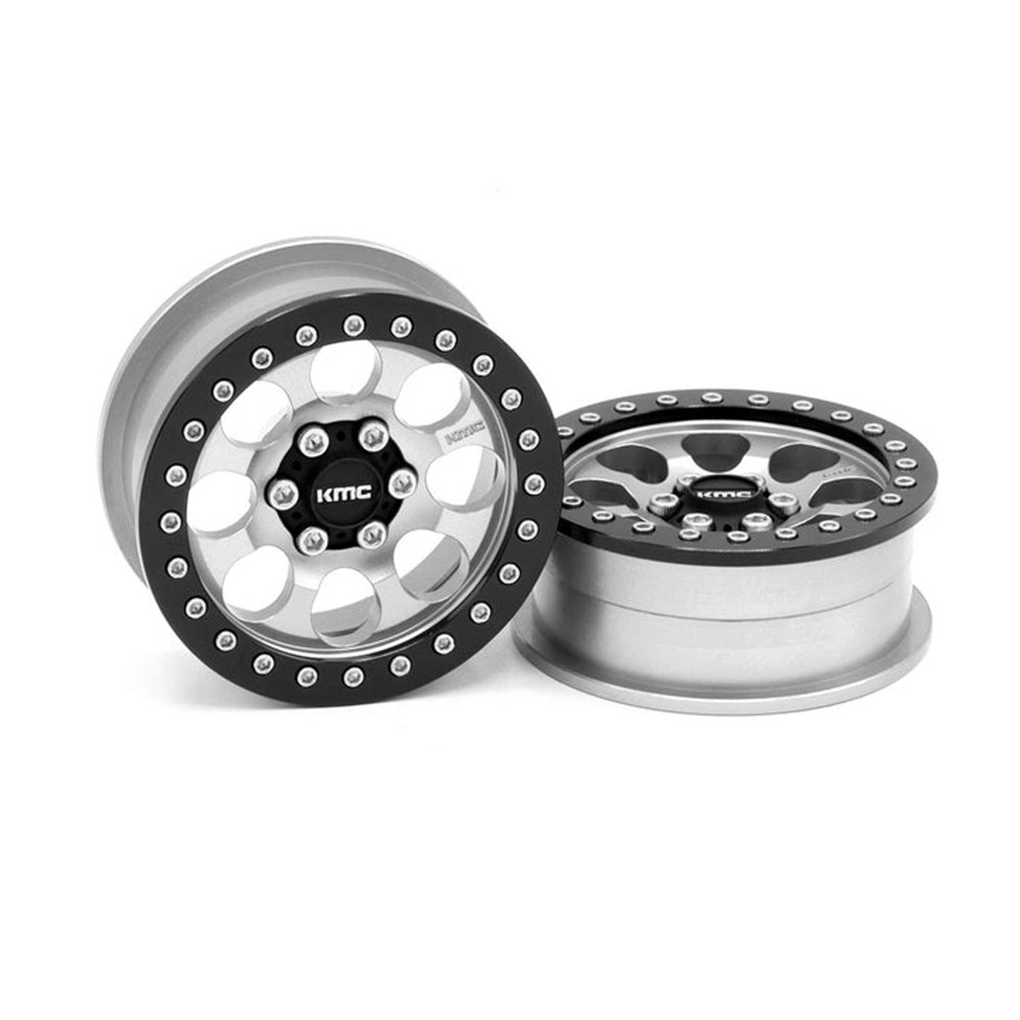 1/10 KMC KM237 Riot Beadlock Front/Rear 2.2 Rock Crawler Wheels (VPS08061)