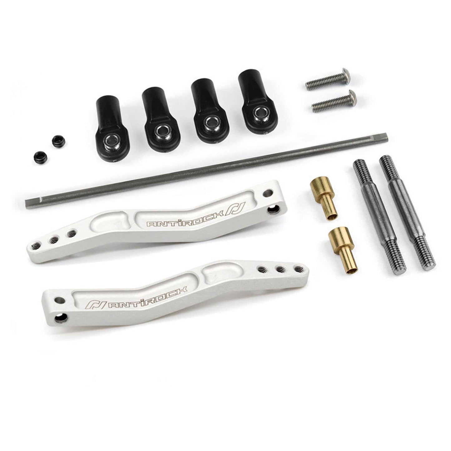 Rock Jock Antirock Yeti Sway Bar V3 Clear Anodized (VPS08303)