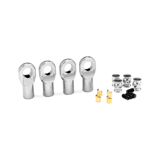 Machined Rod Ends Clear - Straight M4 (VPS08501)