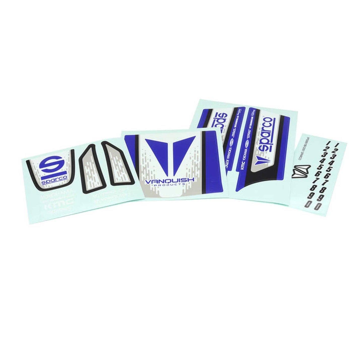 Optic Body Set Blue Sparcos for RC Vehicles (VPS10510)