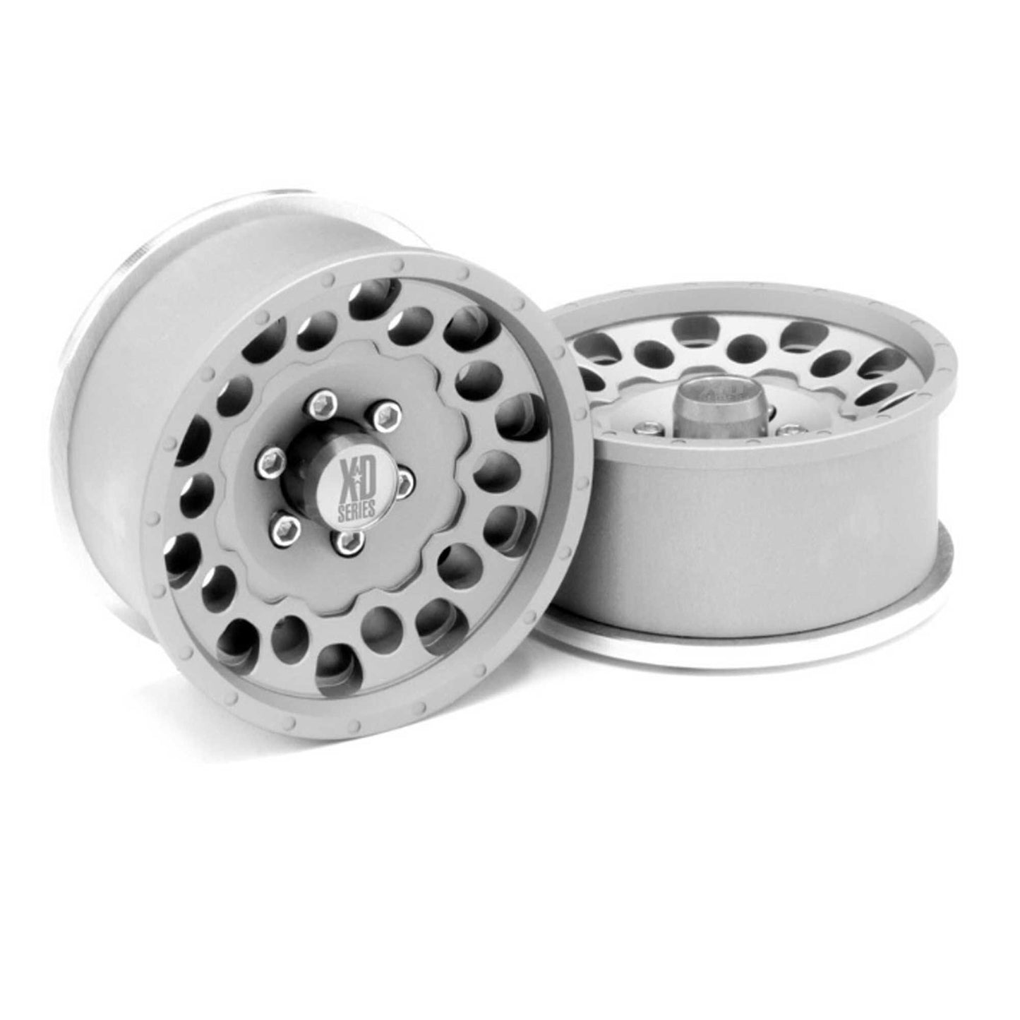 Incision KMC 1.9 XD129 Holeshot Clear Anodized Wheels (2) (VPSIRC00331)