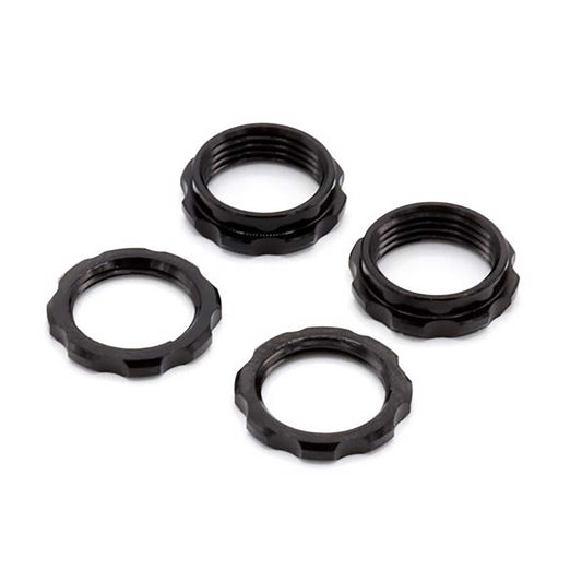 S8E Machined Spring Collars Black for Incision S8E Shocks (VPSIRC00517)