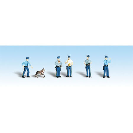 HO Policemen Figures for Model Trains (WOOA1822)
