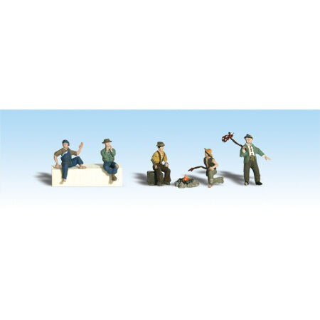 HO Hobos Figures for Model Railroads (WOOA1860)