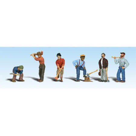 HO Lumberjacks Figures and Accessories (WOOA1876)