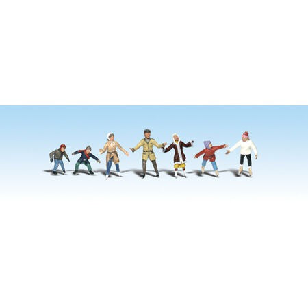 HO Ice Skaters Figures (WOOA1899)