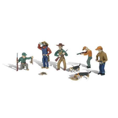HO Rabbit Hunt Figure Set (WOOA1903)