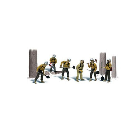 HO Smoke Jumpers Firefighter Figure Set (WOOA1919)