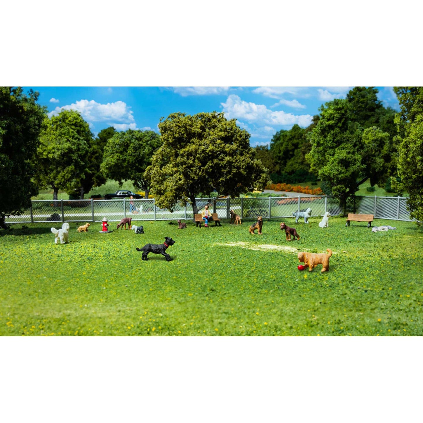HO Scale Dogs and Cats Figures (WOOA1972)