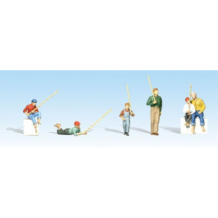 N Gone Fishing Figures for Train Dioramas (WOOA2179)