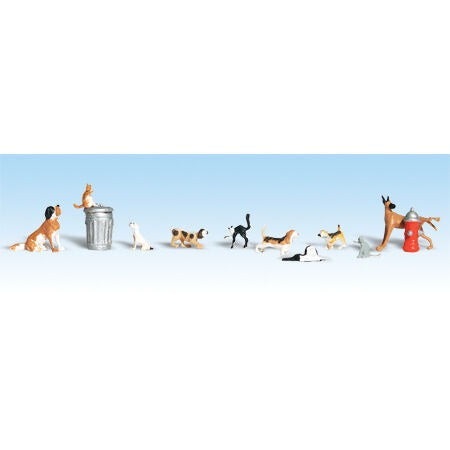 O Dogs & Cats Model Figures (WOOA2725)