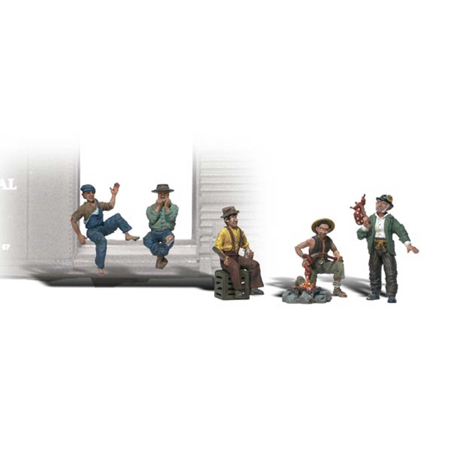 O Hobos Figures Set for Model Trains (WOOA2734)