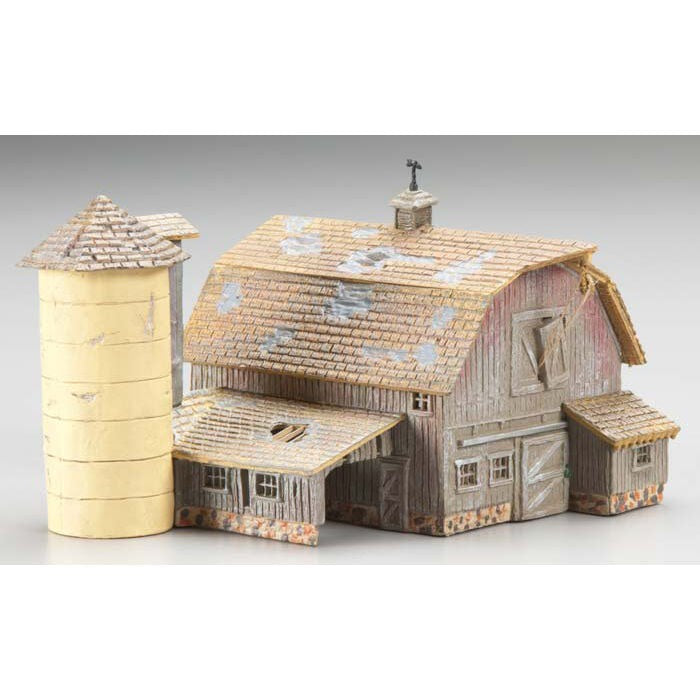 N Built-Up Old Weathered Barn (WOOBR4932)