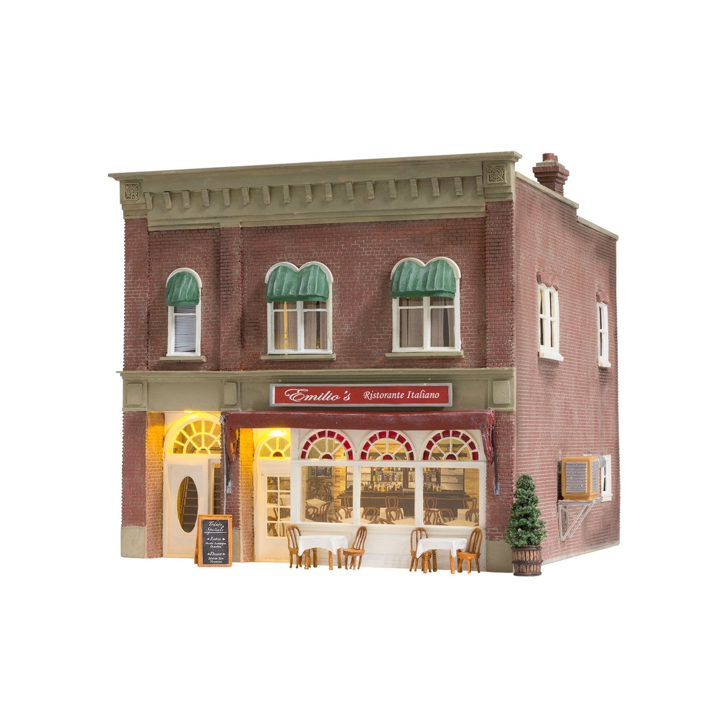 N Built-Up Emilio's Italian Restaurant Model (WOOBR4945)