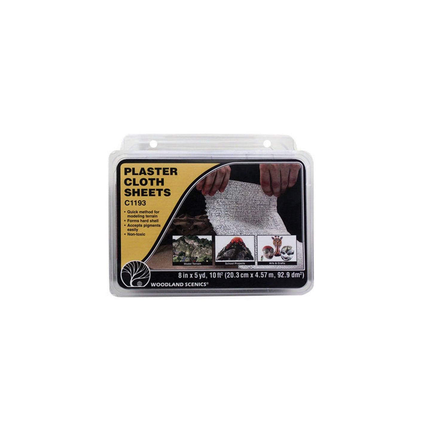Plaster Cloth Sheets 8" x 12" Pack of 30 (WOOC1193)