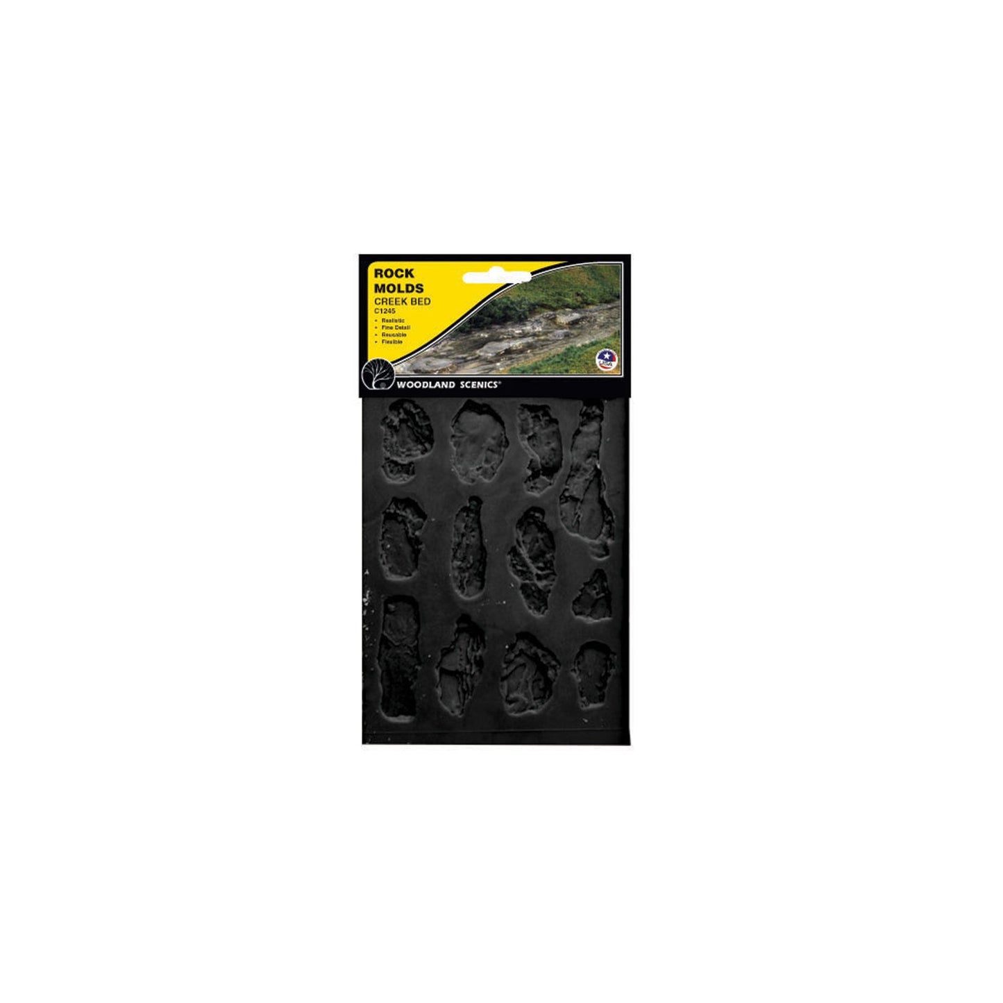 Rock Mold for Creek Bank (WOOC1245)