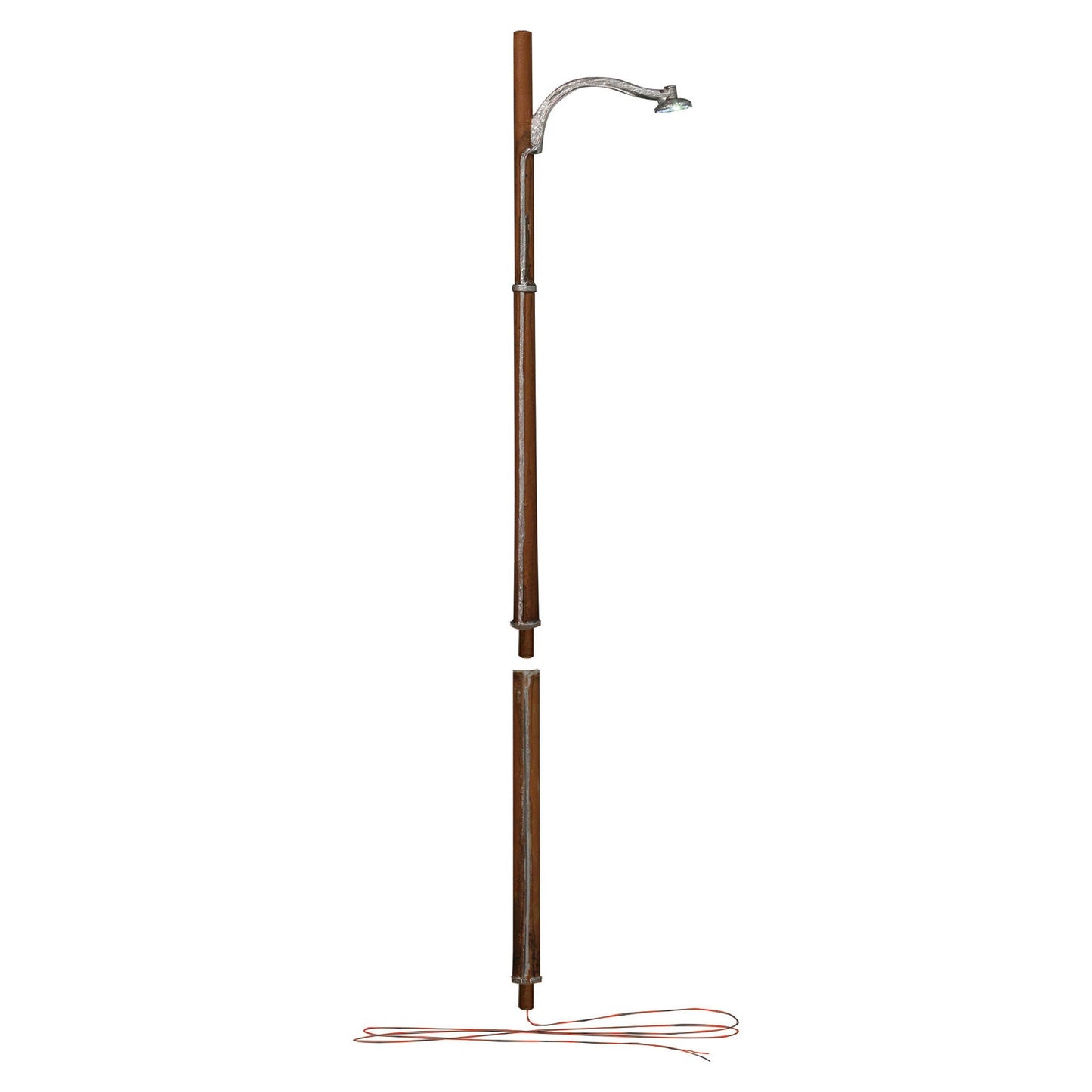 O Scale Street Lights with Wooden Pole (2) (WOOJP5646)