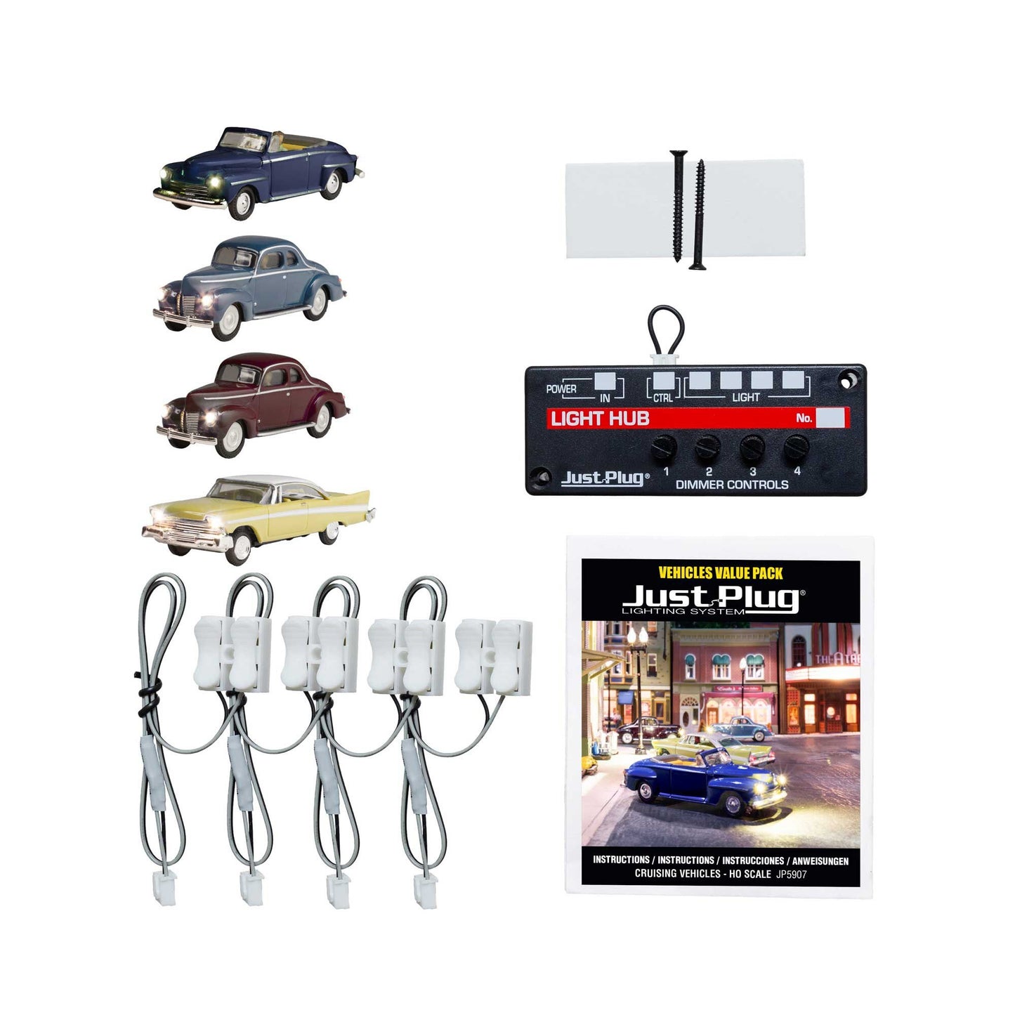 HO Scale Value Pack - Cruising Vehicles (WOOJP5907)
