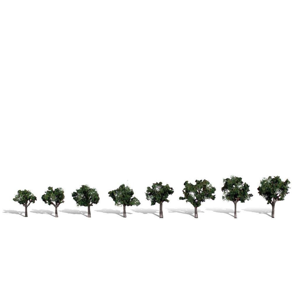 Classic Trees Cool Shade Set of 8 Trees .75-1.25 inches (WOOTR3547)