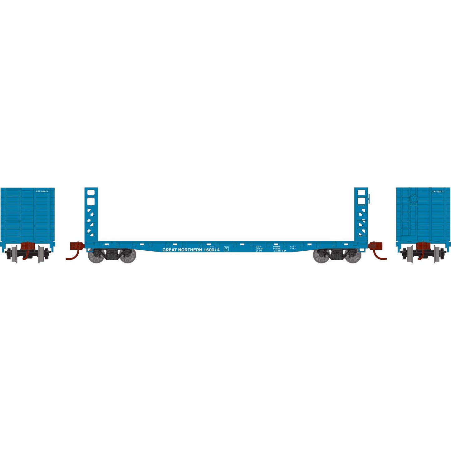 N ATH 53' GSC Bulkhead Flat Car GN #160014 (ATH-1590)