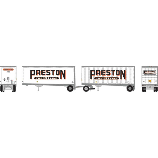N ATH 28' Wedge Trailers Smooth Side with Dolly (ATH-1608)