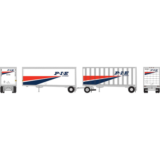 N ATH 28' Wedge Trailers Smooth Side with Dolly (ATH-1610)