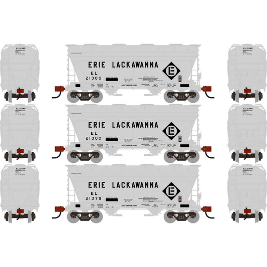 HO ACF 2970 Covered Hopper EL Primed For Grime Model (ATH-1682)