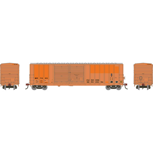 HO 50' Offset Double Door Boxcar Primed For Grime (ATH-1962)