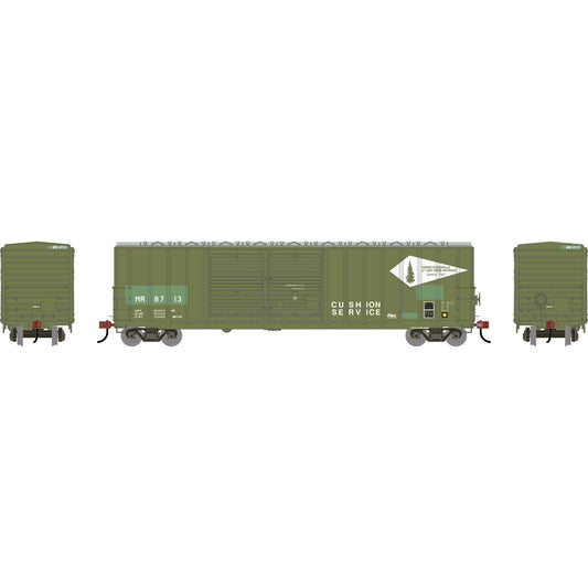 HO 50' Offset Double Door Boxcar Primed For Grime MR Ex-CPLT (ATH-1964)