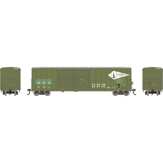 HO 50' Offset Double Door Boxcar Primed For Grime (ATH-1965)