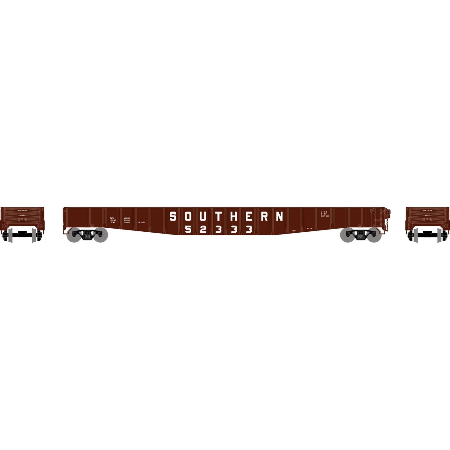 N 65' Mill Gondola Model for Southern Railway #52333 (ATH-2015)