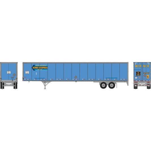 HO 53' Wabash Duraplate Trailer Werner #36686 (ATH-2076)