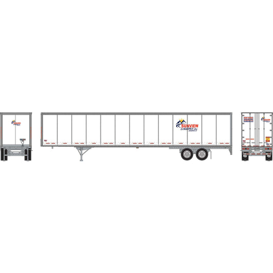 HO 53' Wabash Duraplate Trailer Sunview Logistics Model (ATH-2081)