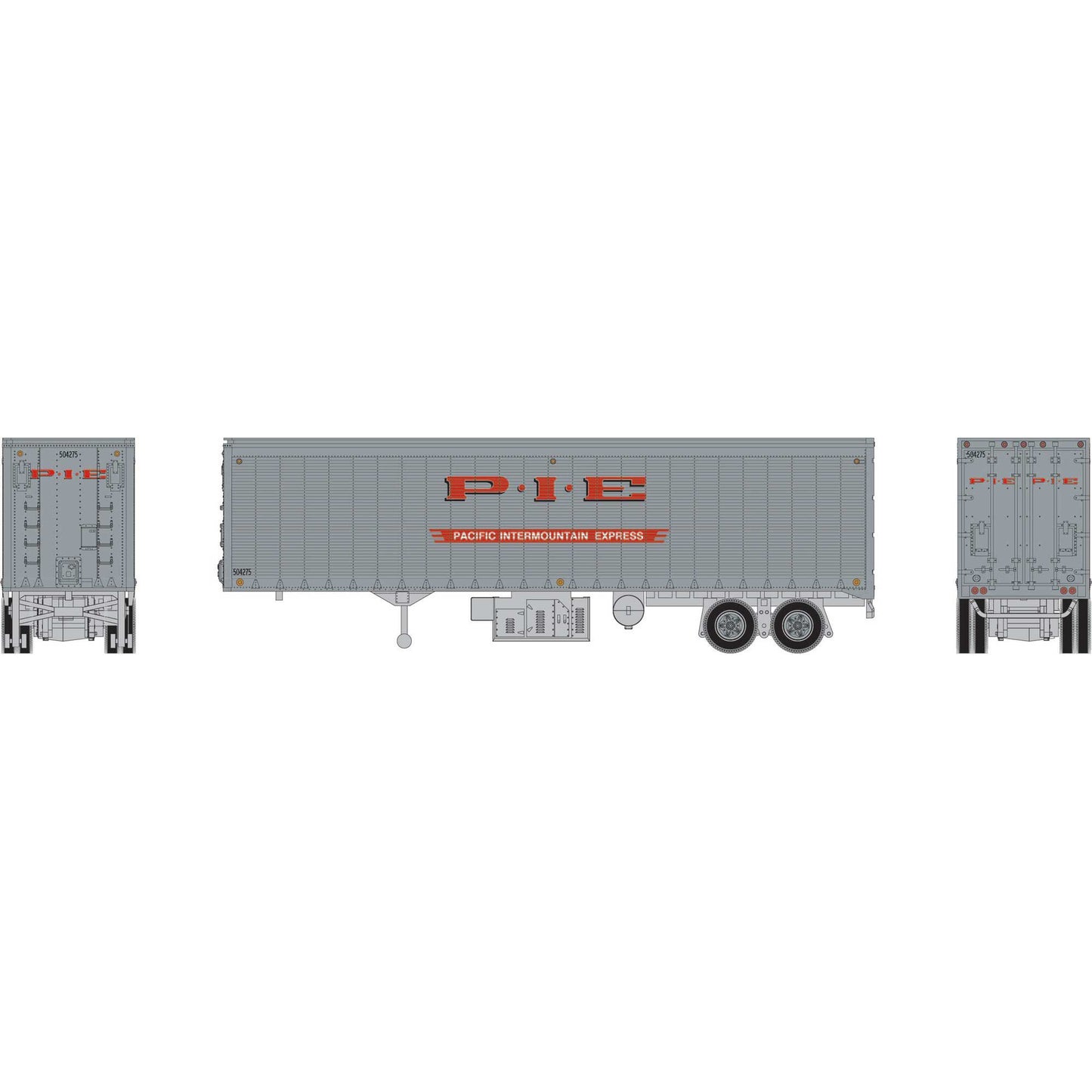 HO 40' Trailer Pacific Intermountain Express Model (ATH-2095)