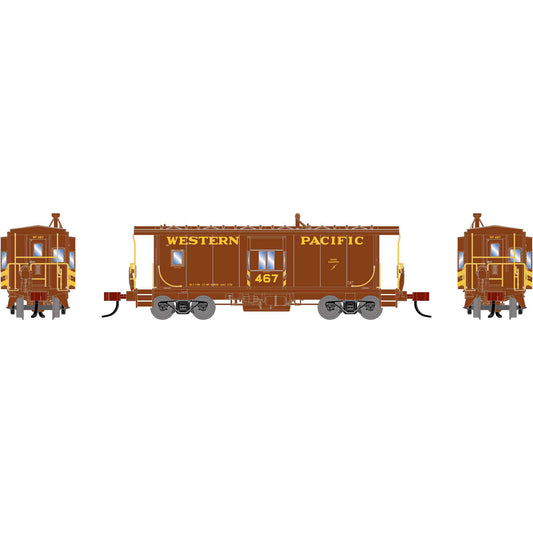 N ATH Bay Window Caboose WP #467 (ATH-2244)