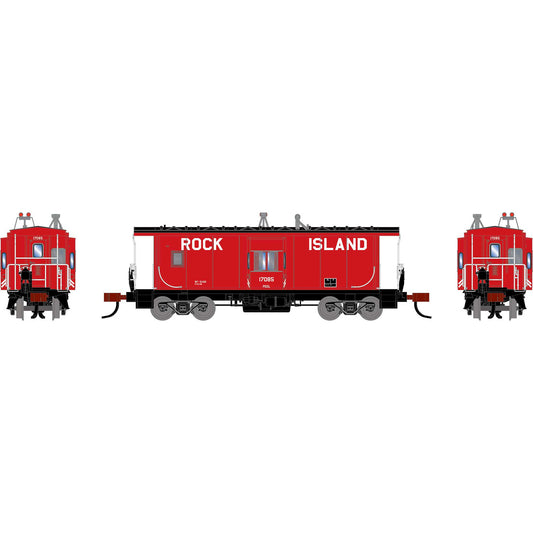N ATH Bay Window Caboose RI #17085 Plastic Model (ATH-2247)