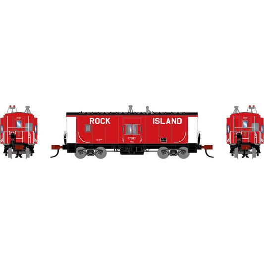 N ATH Bay Window Caboose Rhode Island #17087 (ATH-2248)