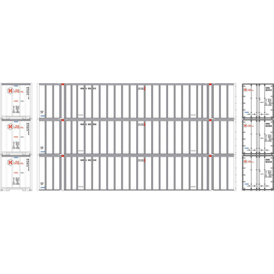 HO ATH 53' Stoughton Container (HUNU #663240/663950/664510) (3) (ATH-2326)