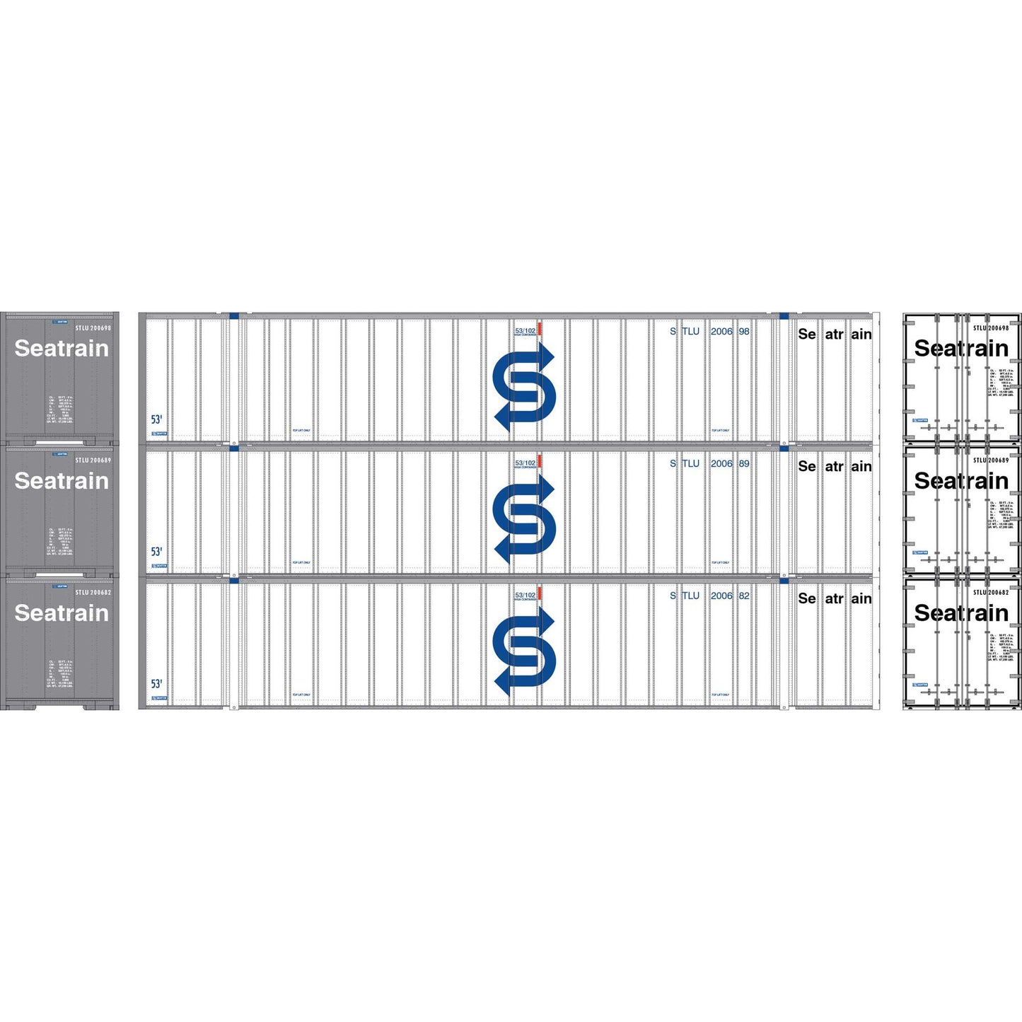 HO Athearn 53' Stoughton Container (ATH-2330)