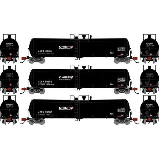 N ATH 30K Ethanol Tank Car ACFX 89963 89966 89955 (ATH-2428)