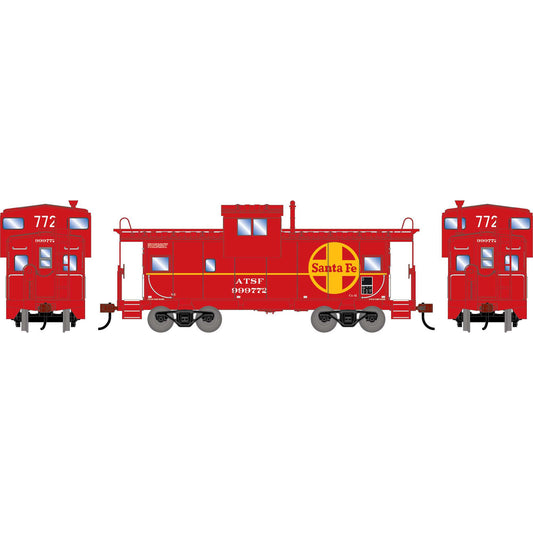 HO ATH Wide-Vision Caboose ATSF #999772 (ATH-2434)