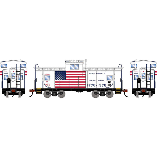 HO ATH Wide-Vision Caboose MKT Bicentennial Model (ATH-2437)
