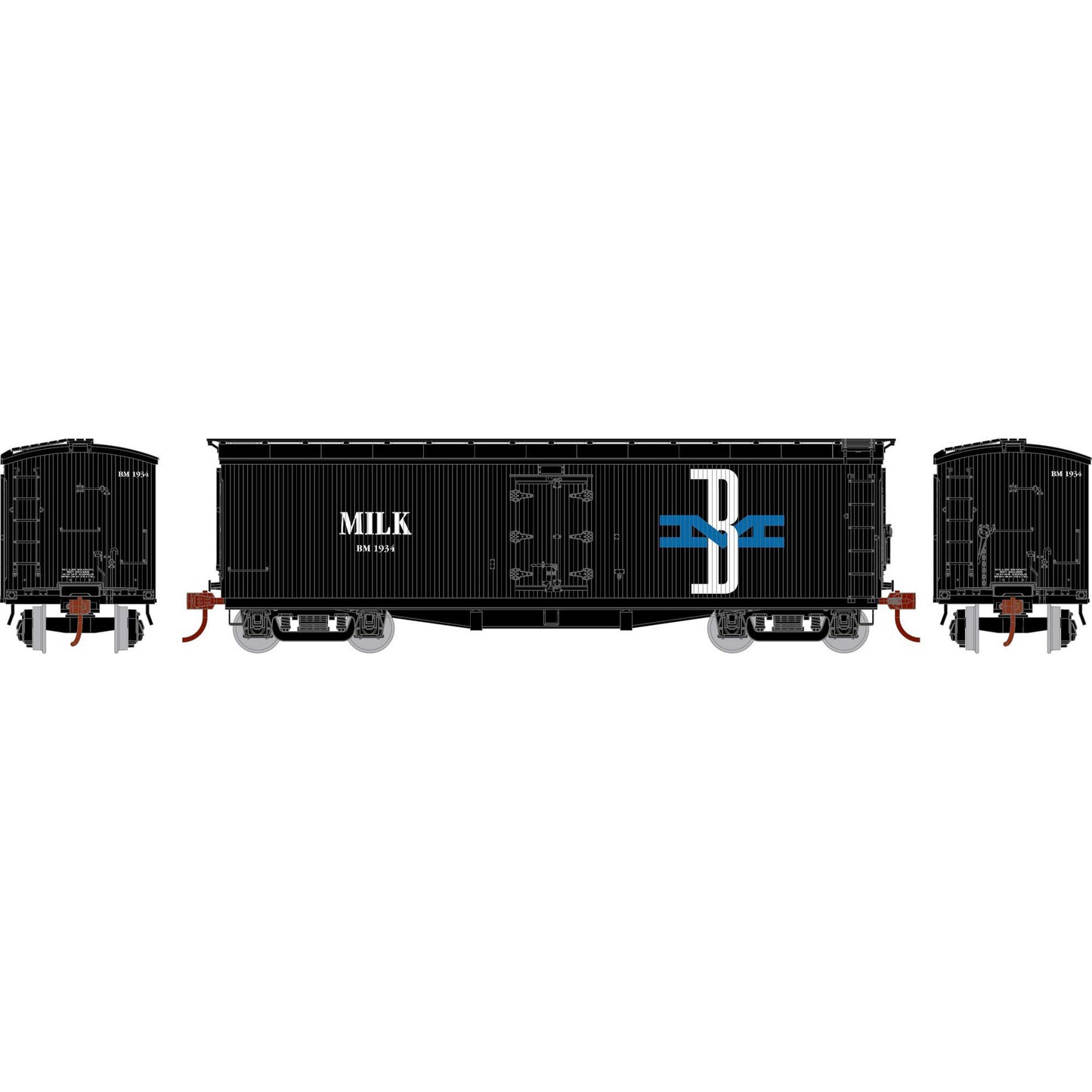 N ATH 40' Pfaudler Wood Milk Car BM #1934 (ATH-2463)