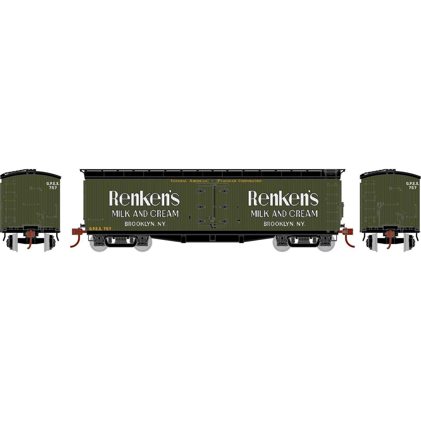 N ATH 40' Pfaudler Wood Milk Car (ATH-2475)