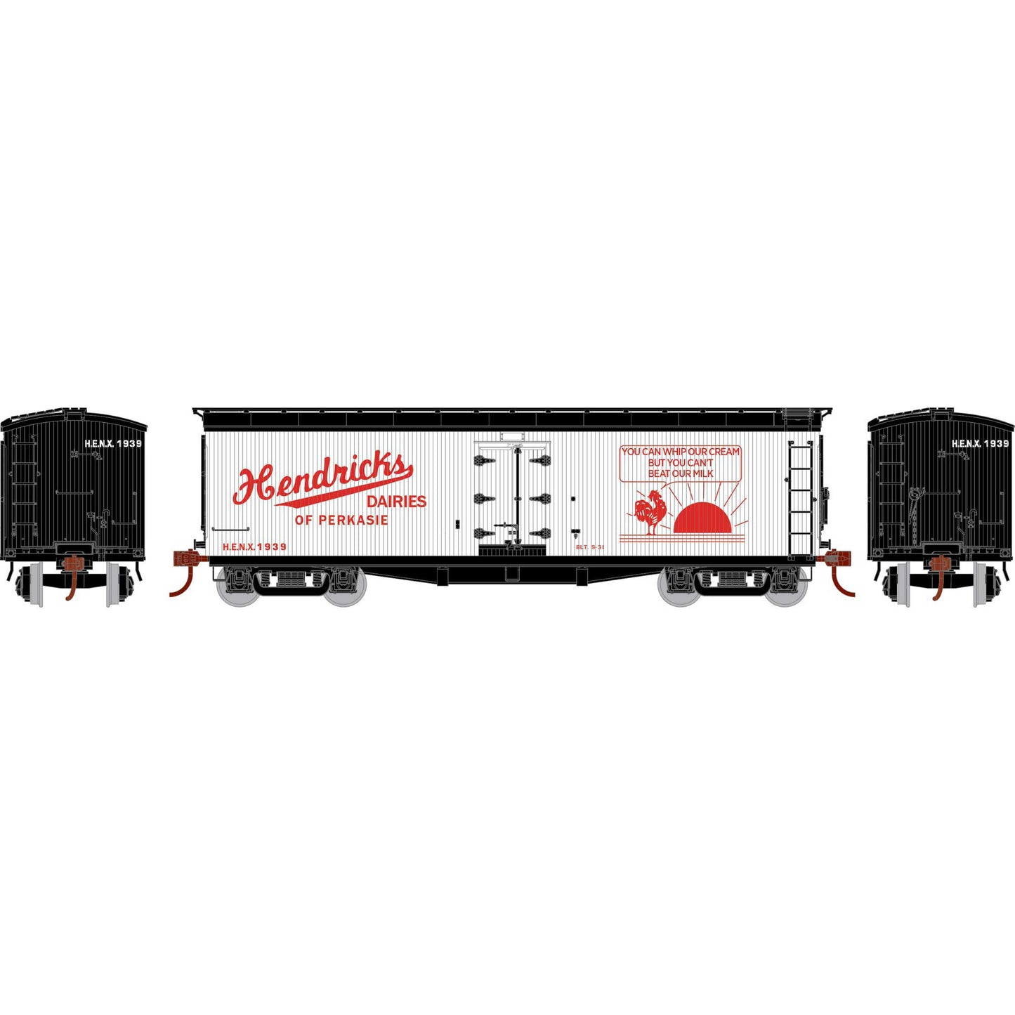 N ATH 40' Pfaudler Wood Milk Car (ATH-2476)