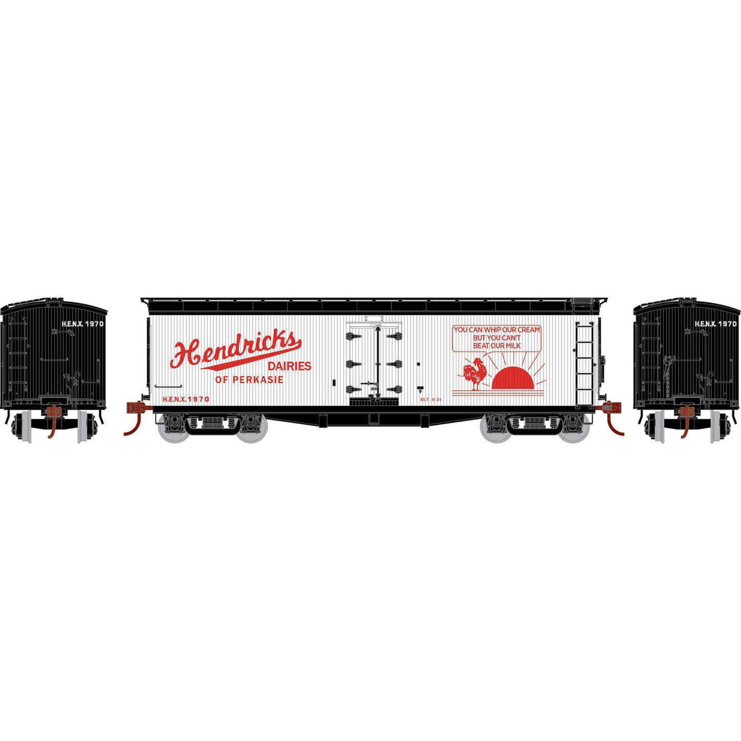 N ATH 40' Pfaudler Wood Milk Car (ATH-2478)