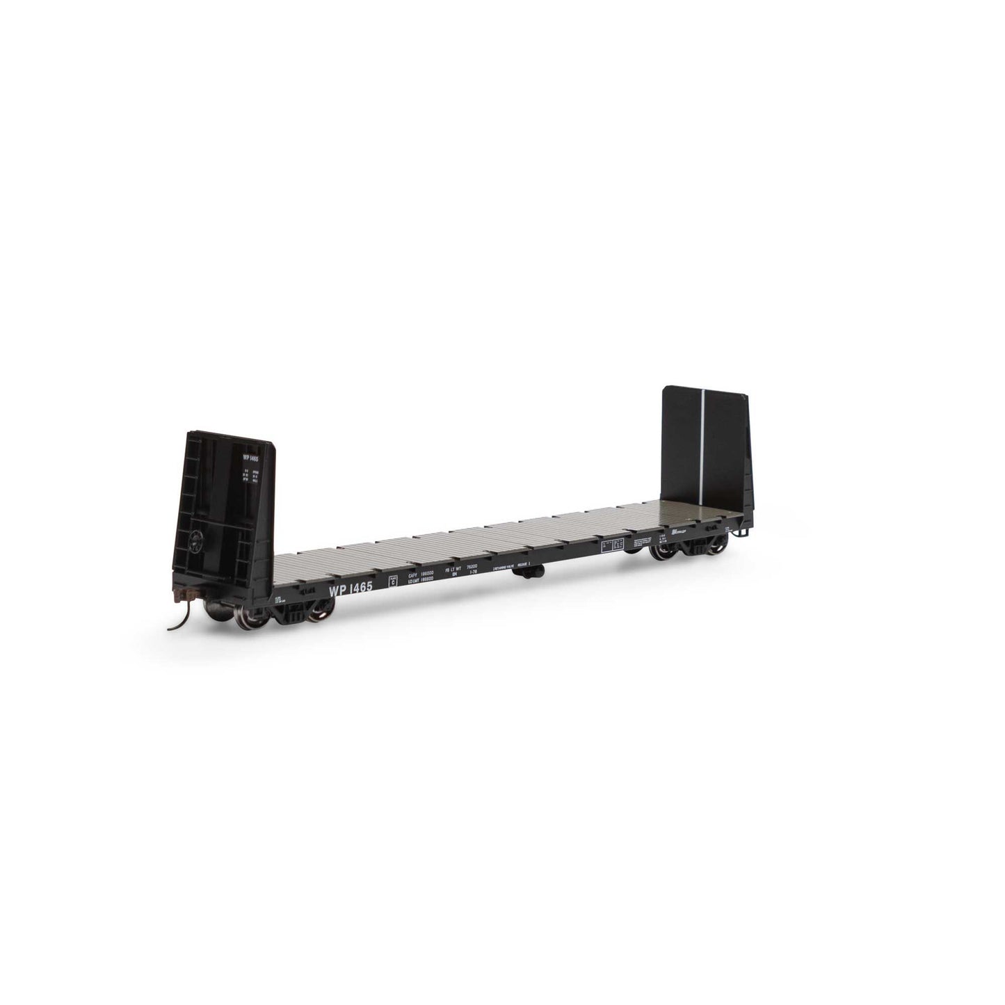 HO RTR 60' Bulkhead Flat Western Pacific #1465 (ATH17085)